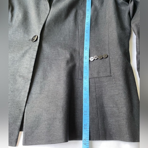 Paraphrase Linen Blend Blazer, Size 12 - Picture 13 of 13
